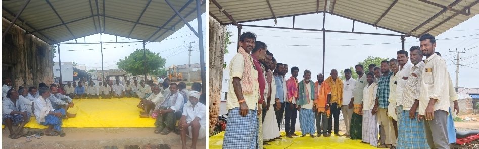 తీధేడు (వెంకటంపేట) యాదవ సంఘం నూతన కార్యవర్గం ఏకగ్రీవ ఎన్నిక